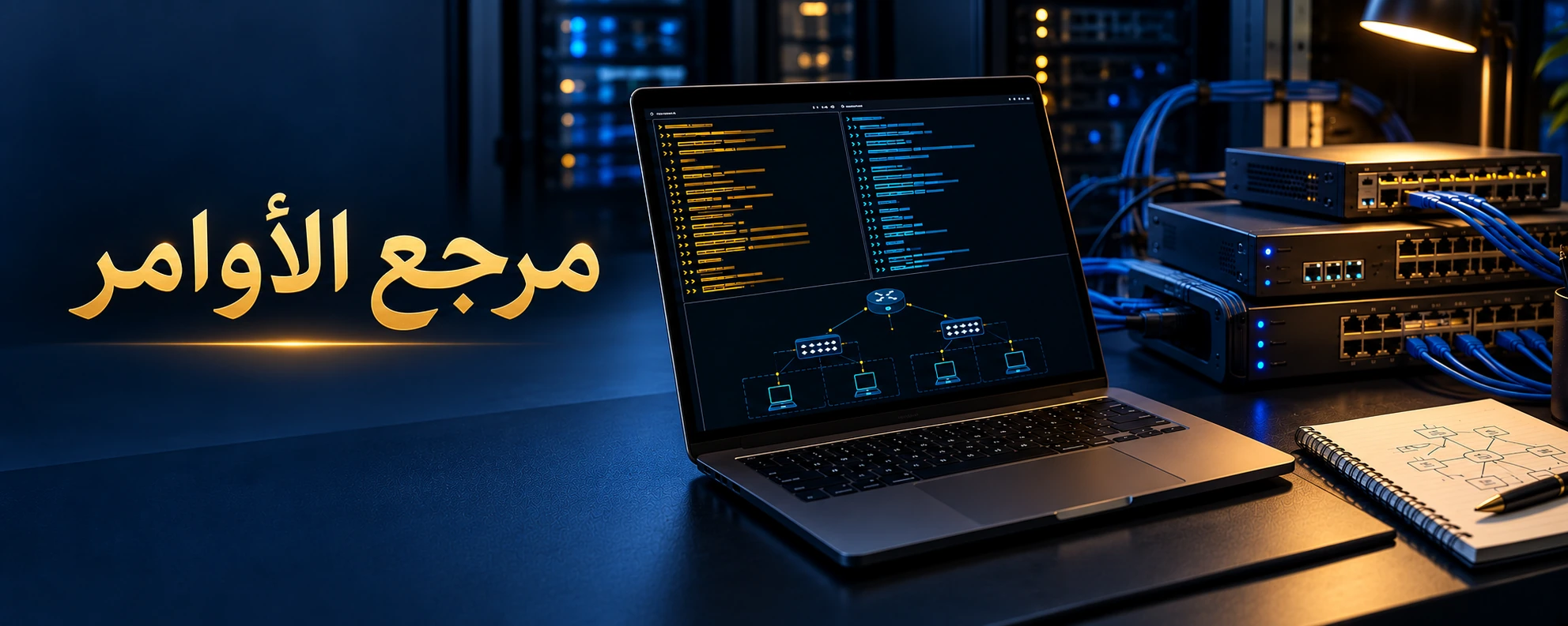 مرجع أوامر الشبكات